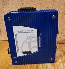 Hirschmann SPIDER-PL-40 Premium Line Unmanaged Rail Ethernet Switch New Pull-Off picture