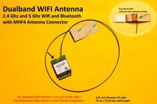 70cm MHF4 Laptop Embedded Dual Band Antenna Aerial WIFI WiFi Bluetooth NGFF/M.2  picture