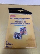 New  Staples Thermal Pouches, Photo (4
