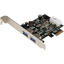 StarTech 2 Port PCI Express (PCIe) SuperSpeed USB 3.0 Card Adapter with UASP - picture