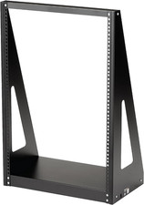 Startech 16U 2-Post Open Frame Desktop Server Rack, 19In Compact Space-Saving Fl picture