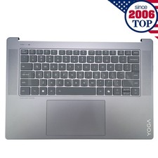New Palmrest Keyboard For Lenovo Yoga Slim 7 15ILL9 83HM002WUS Luna Gray US picture
