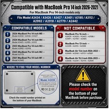 Heavy Duty Grille Ventilation Case for MacBook Pro 14 inch picture