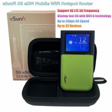 Sunhans 5G eSim MiFi eSunFi 4G 5G Mobile Hotspot Router Home/Travel WiFi Hotspot picture