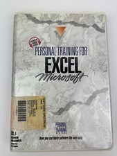 1992 PERSONAL TRAINING FOR MICROSOFT EXCEL 4 INTERACTIVE AUDIO TUTORIAL RARE NEW picture