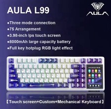 Mechanical Keyboard for Gamers & Creators—L99 3.98″ IPS touchscreen(84-Key)White picture