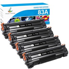 4 Black 83A CF283A Toner Cartridges For HP LaserJet Pro M127fn M127fw M125nw MFP picture