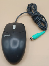 Vintage Compaq / Logitech M-S69 Black PS/2 Wired 3-Button Scroll Mouse picture