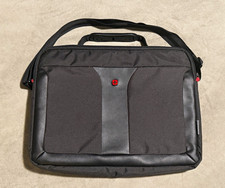 Swiss Gear Wenger Padded Black/Gray Shoulder Laptop Bag for 15 in Laptop - NWOT picture