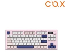 COX CM87KD RGB Wired TKL Keyboard PINK Membrane 84 Keys USB-C Compact picture