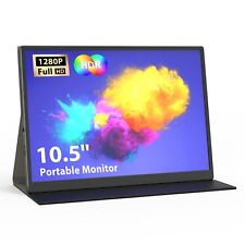 Portable Monitor, 10.5 Inch FHD 1920x1280 IPS 100% SRGB Small Laptop Monitor ... picture