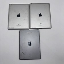 Lot Of 3 Used  APPLE IPADs Models  A2428, A1823 (X2) 32GB For Parts Only picture