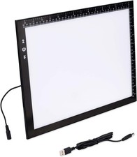 HSK B4/A3s Artist tracing Light Box Copy Table,USB Power Dimmerable B4, black  picture