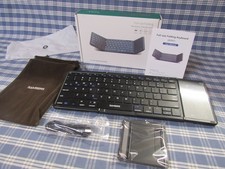 Samsers Foldable Bluetooth Keyboard, B099T with Touchpad (New) FAST PIN picture