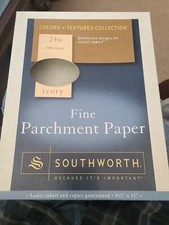 Southworth Ivory Parchment Paper Open Box #174 Sheets picture
