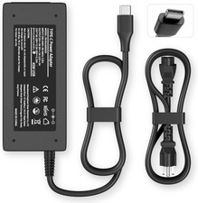 USB C Laptop Charger 45W Compatible with hp chromebook/Spectre X360, Lenovo Thin picture