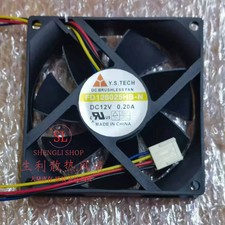 1PCS Y.S.TECH FD128025HB-N 12V 0.20A 8025 Dual-Ball Bearing Fan picture