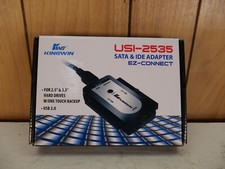 Kingwin EZ-Connect USI-2535 USB 2.0 to SATA & IDE Hard Drive Adapter picture