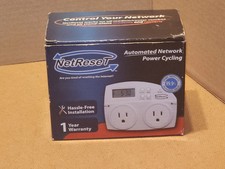 NetReset Digital Automatic Timer Outlet Router & Modem or Combo Faster Internet picture