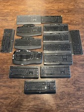 Logitech Wireless Keyboards LOT 14 Assorted Models W/ UNIFYING RECEIVERS TESTED picture