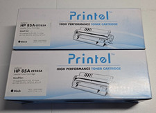 Printel Compatible Toner Cartridge Replacement for HP 85A (CE285A) Black 2 Pack picture
