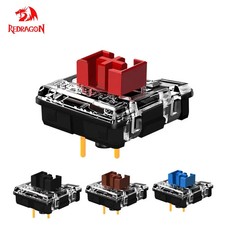 REDRAGON Low Profile 5.5mm Mechanical Keyboard Switches RGB 3-Pin Red Blue Brown picture