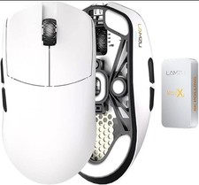 Lamzu Maya X Wireless Gaming Mouse 47G 30000 Dpi Paw3950 8K White picture