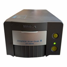Minolta DiMAGE Scan Dual III AF-2840 35mm Film Slide Scanner AC-U21 picture