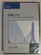 SAM 2003 VERSION 3.0 INSTRUCTOR EDITION ASSESSMENT TRAINING CDs MICROSOFT OFFICE picture