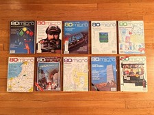 VINTAGE 80 Micro Computing TRS-80 Computer Magazine 1983 Lot picture