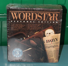 VTG WORDSTAR 2000 3 Plus SEALED LARGE RETAIL BOX PERSONAL EDITION PC SOFTWARE picture