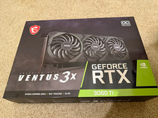MSI GeForce RTX 3060 Ti VENTUS 3X OC 8GB GDDR6 LHR DLSS HDMI DP picture