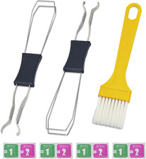 3 Pack Keycap Puller Kit Keyboard Key Remover Switch Puller with Cleaning Brush picture