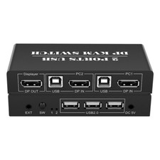 KVM switch USB 2.0 switch, supporting 8K60hz resolution, two switching modes picture
