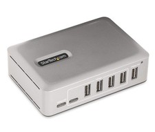 StarTech 7-Port USB-C Hub, 5x USB-A + 2x USB-C, Self-Powered w/ 65W Power Supply picture