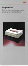 VINTAGE 1983 APPLE COMPUTER BROCHURE INTRODUCING THE NEW IMAGEWRITER PRINTER picture