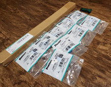 Panduit Mini-Com 24 Port Patch Panel Lot 9 CJ688TGBU Cat6 Jacks EGJT-1 Tool Cat picture