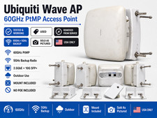 Ubiquiti Wave-AP 60GHz PtMP Access Point 5GHz Backup Tested Working picture