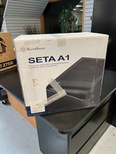 Silverstone SST-SEA1TB-G (Titanium/Black, Tempered Glass) SETA A1 ATX Mid Tower picture