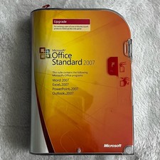 Microsoft Office Standard 2007 Software Upgrade Word Excel Powerpoint NEW picture