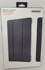 Verizon Folio Case w/ Blue Light Screen Protector for Samsung Galaxy Tab S7+ 5G picture