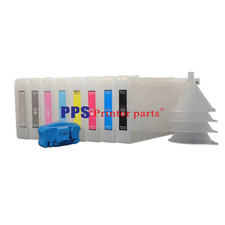 8*350 Refillable Pigment Ink Cartridge Print Resetter For Epson Stylus 9800 7800 picture