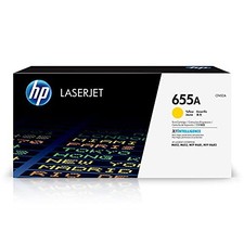 HP 655A YELLOW TONER CARTRIDGE | WORKS WITH HP COLOR LASERJET - CF452A picture