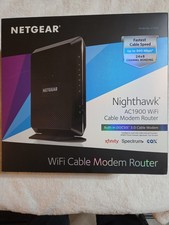 Netgear Nighthawk C7000 AC1900 WiFi Cable Modem Router - TESTED CORD & BOX picture