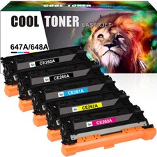 5PK CE260A CE261A CE262A CE263A Toner Set for HP 647A COLOR Laserjet CP4025N picture