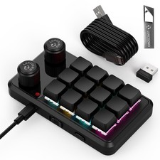 Macro Pad Macropad Programmable Keypad Customized 12-Key Mini Black picture