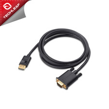 Display Port to VGA Cable, 4K HD Converter Cable 5 ft., DP VGA Male to Male picture