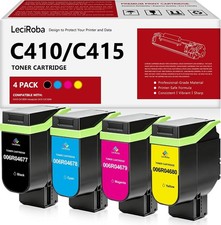 LeciRoba C410 C415 Compatible Toner 4-Pack 006R04677-680 BKCMY picture