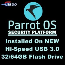 Parrot OS Security Edition -  Security Platform 32/64GB  Hi-Speed USB 3.0 - NEW picture