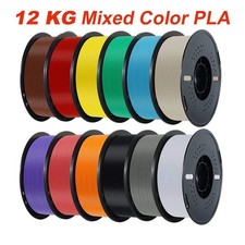 KINGROON 10KG/22LBS Multicolor PLA Filament 1KG/Roll 1.75mm For 3D Printer Mater picture